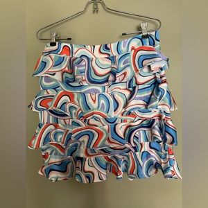 Kendall and Kylie Ruffle Tiered Skirt. Medium.